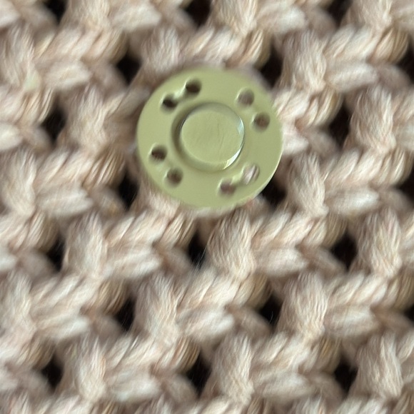 Handmade macrame clutch/bag - Dusty Pink - Picture 3 of 9